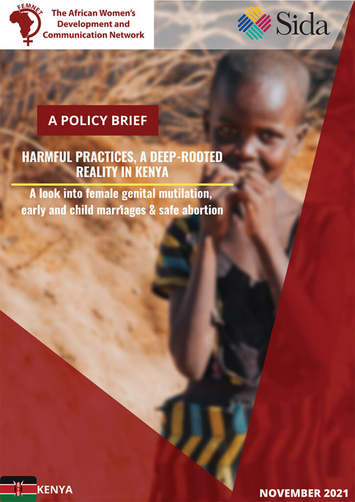 A Policy Brief: Harmful practices, A deep-rooted reality in Kenya