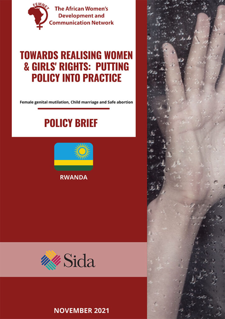 Policy Brief: Towards realizing women & girls' rights: Putting policy into practice - Rwanda